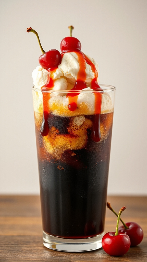 georgia cherry cola float