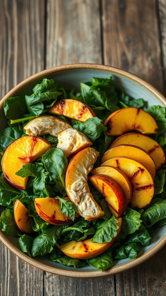 georgia peach chicken salad