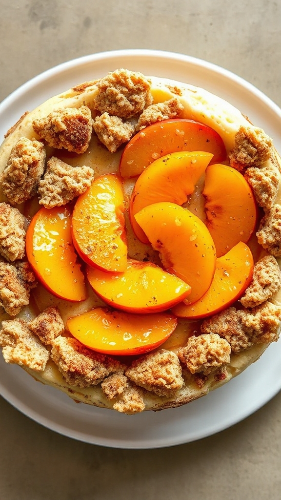 georgia peach cobbler cheesecake
