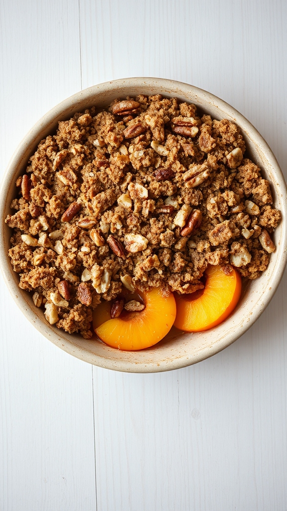 georgia peach pecan crisp