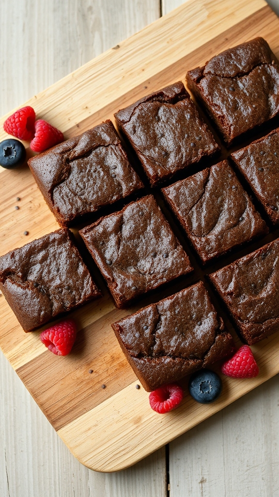 gf chia breakfast brownies