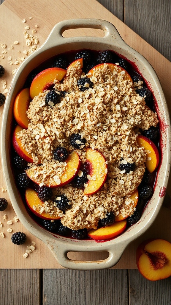 gluten free blackberry peach adaptations