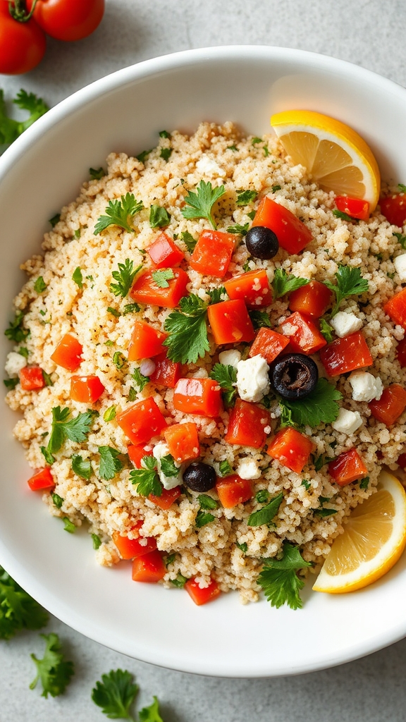 gluten free california tabbouleh quinoa