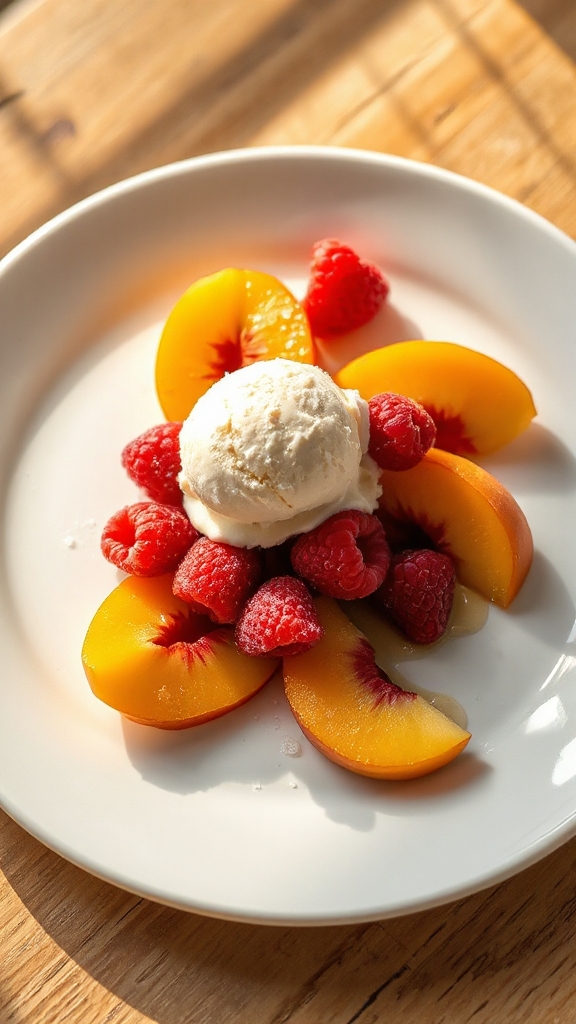 gluten free peach melba adaptations