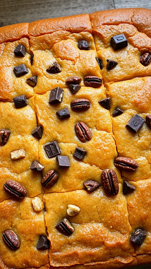 gooey blondies baking steps