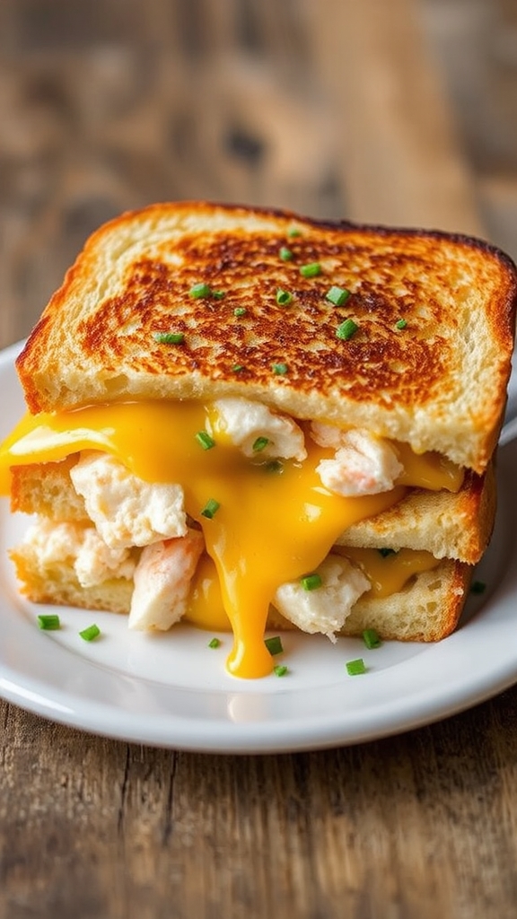gourmet lobster grilled cheese