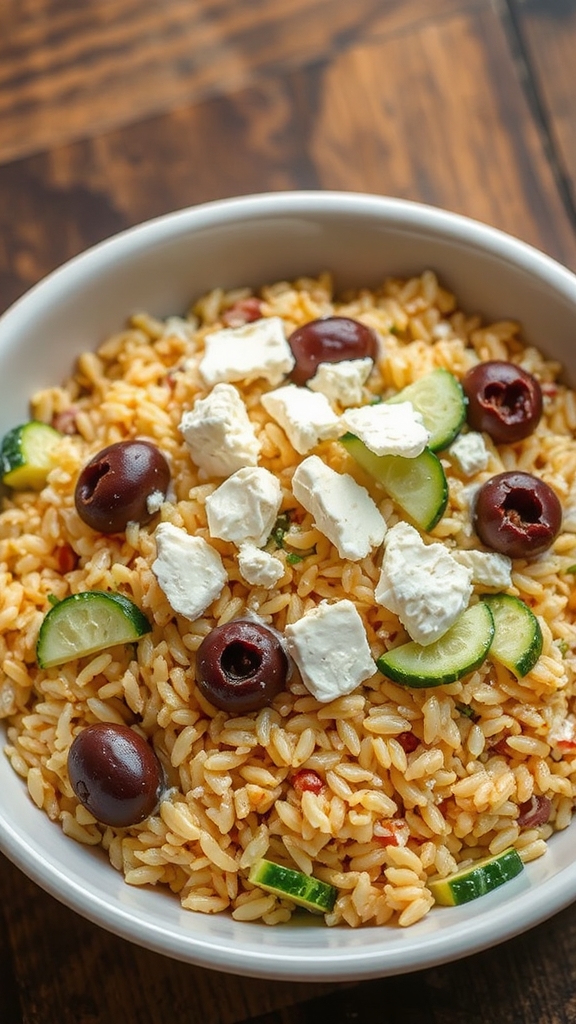 greek orzo salad variations