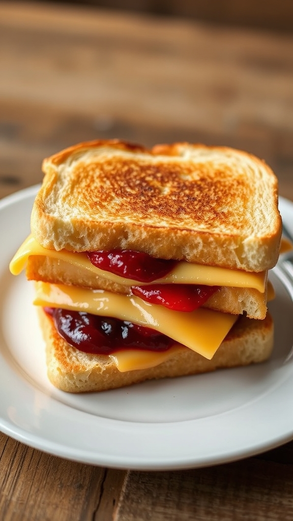 grilled cheese with jam