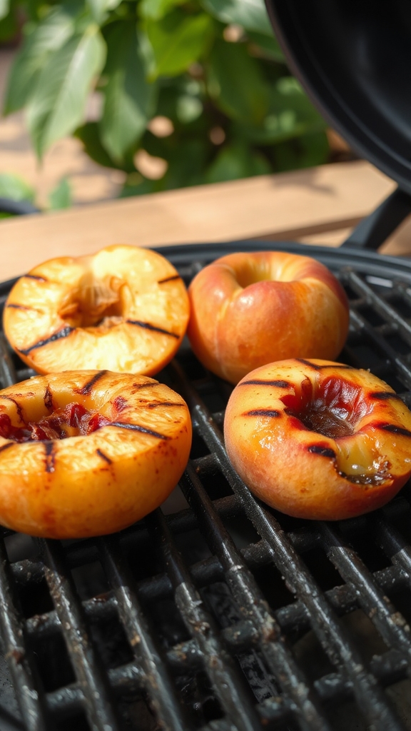 grilled peaches caramelized sweetness