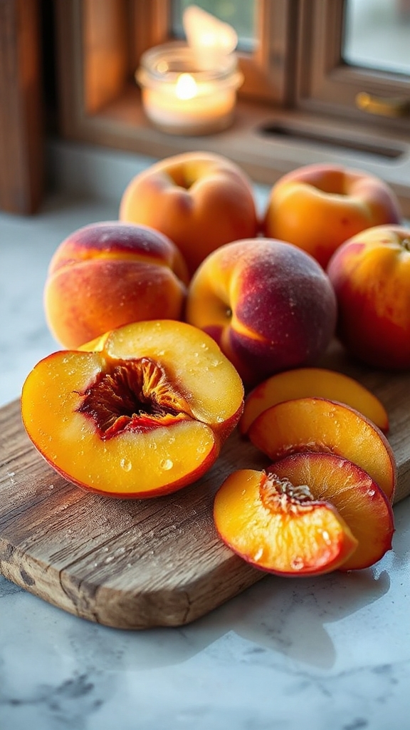 grilled peaches zesty salsas