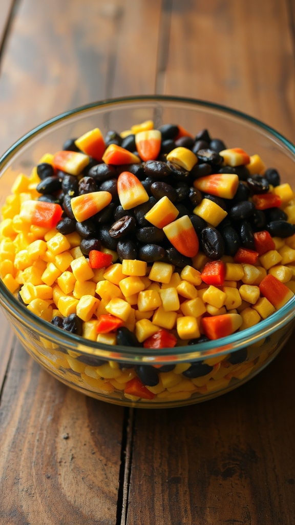 halloween candy corn salad