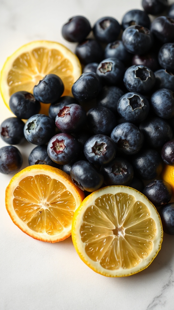harmonious blueberry lemon blend