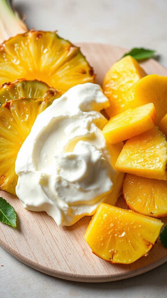 harmonious fresh pineapple blend