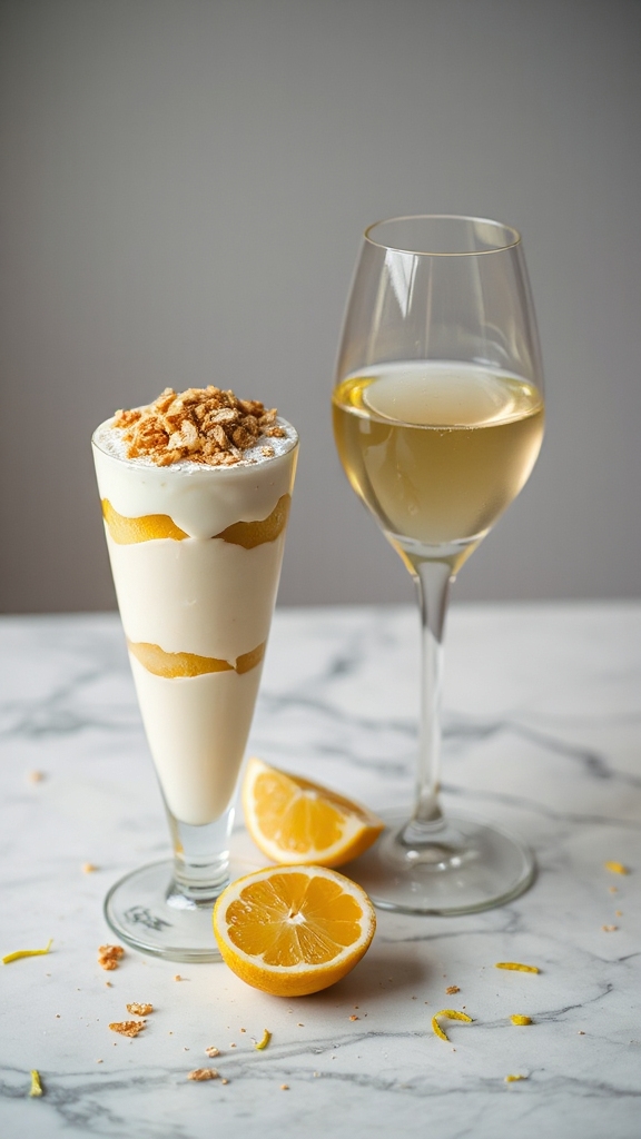 harmonious lemon wine pairings