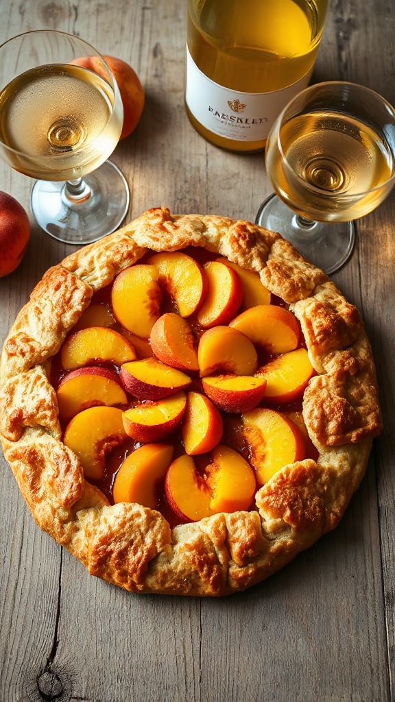 harmonious peach wine pairings