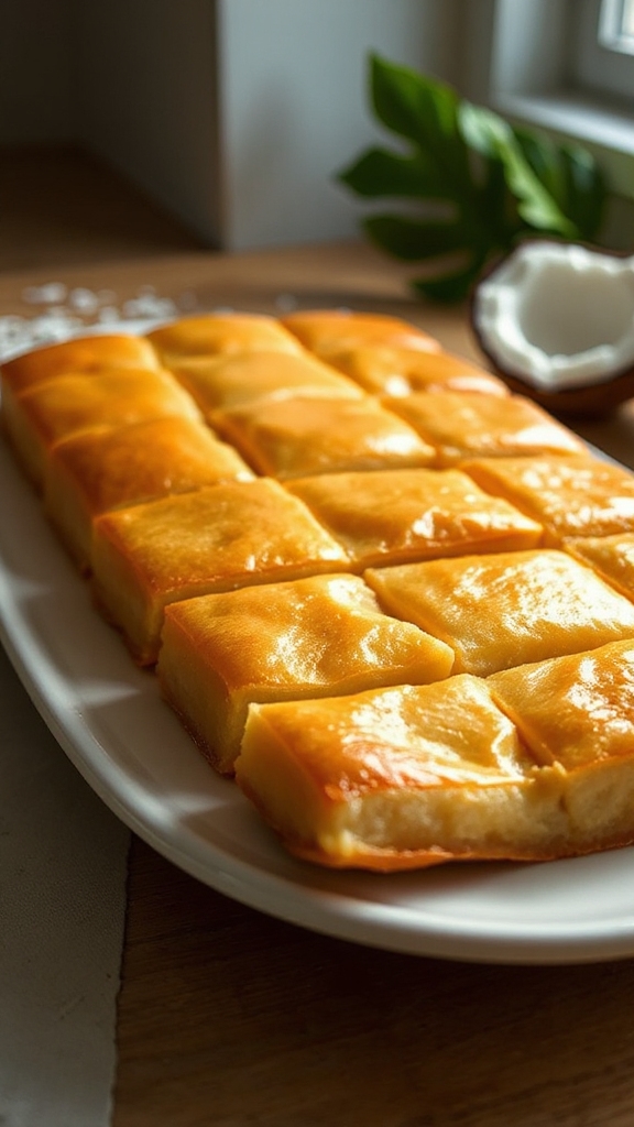hawaiian butter mochi delight
