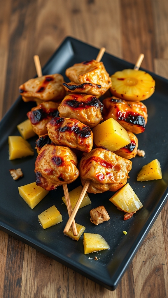 hawaiian cultural fusion skewers