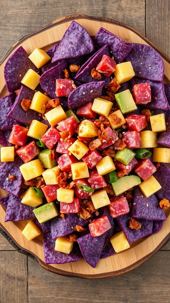 hawaiian poke taro chips