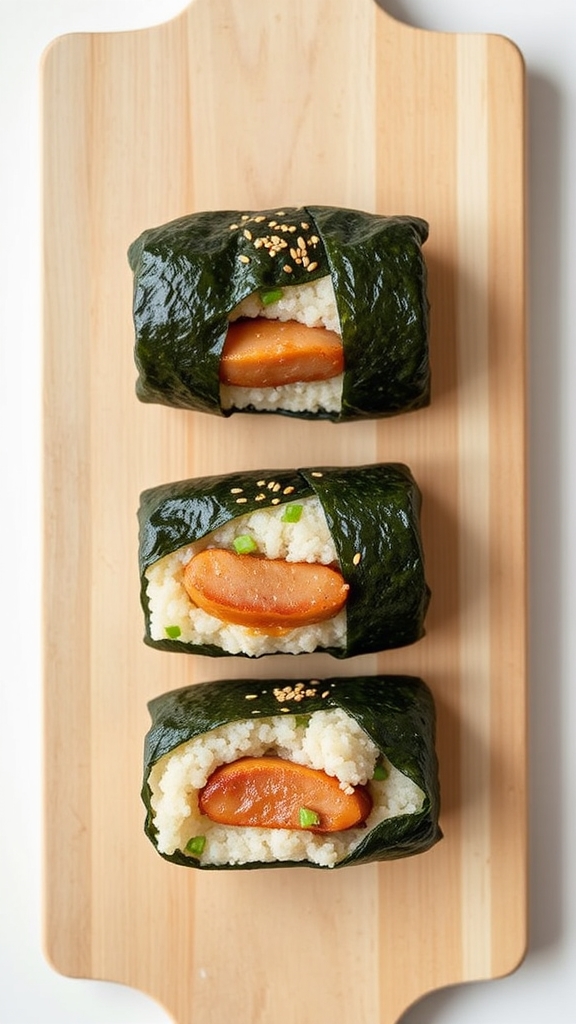 hawaiian spam musubi snack