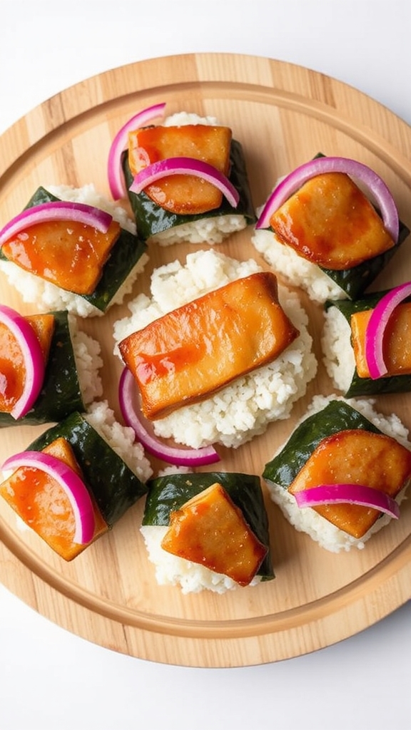 hawaiian spam teriyaki bites
