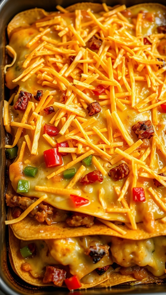 healthy breakfast enchilada casserole