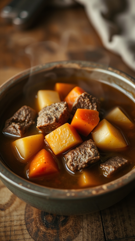 hearty alaska moose stew