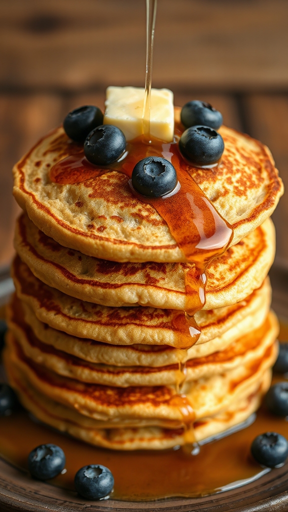 hearty alaskan sourdough pancakes