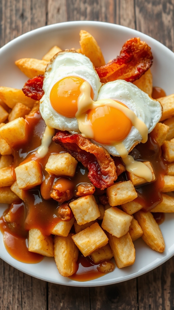 hearty breakfast poutine recipe