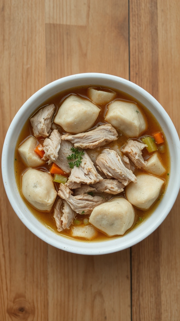hearty chicken and dumplings