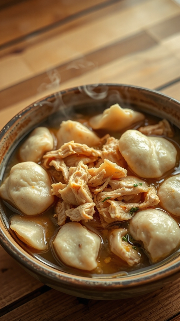 hearty chicken dumpling stew