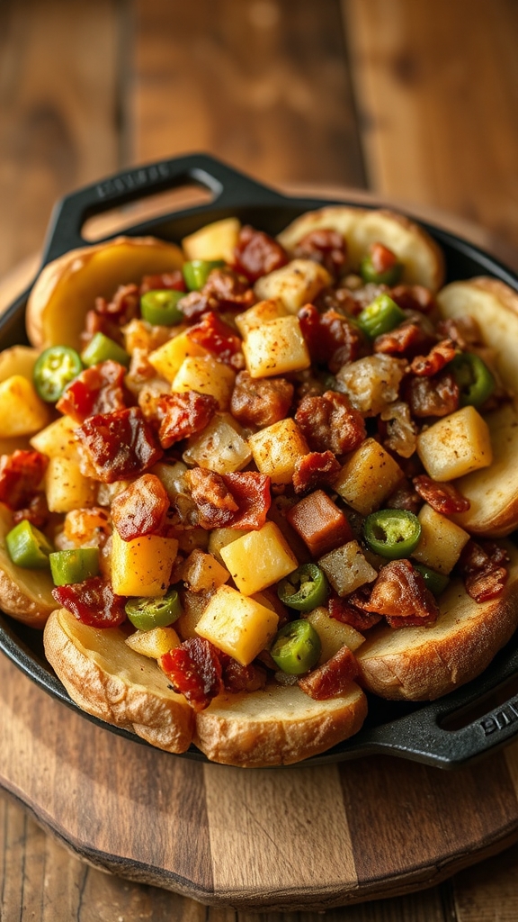 hearty rustic spud medley