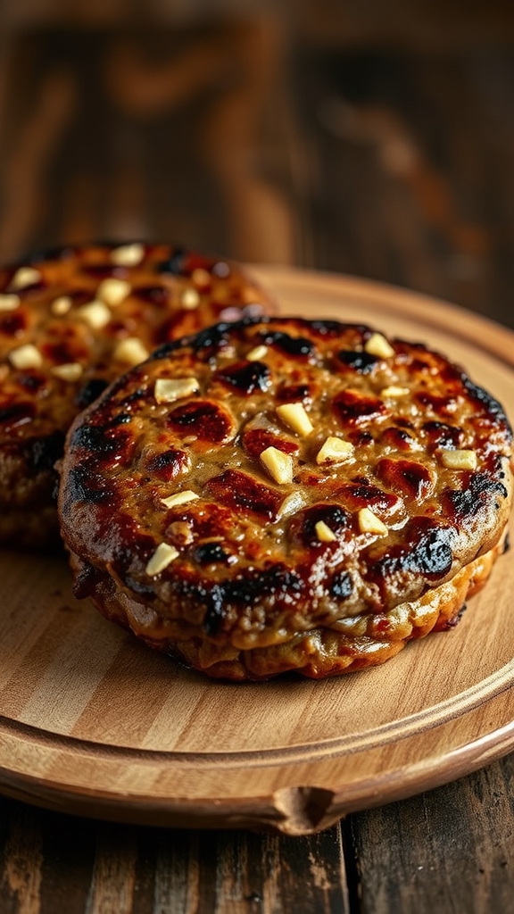 hearty wild moose burgers