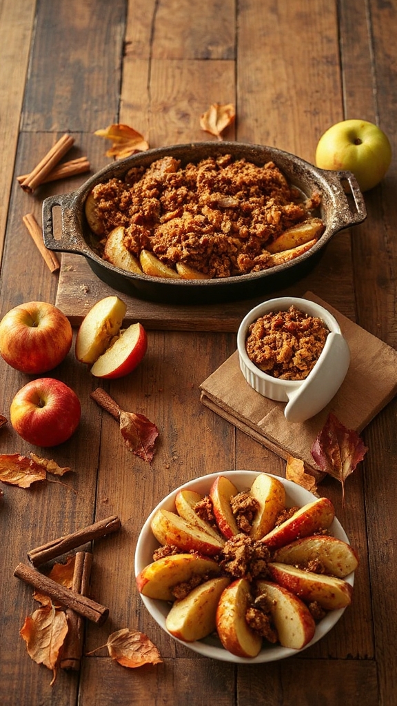 heirloom apple crisp variations