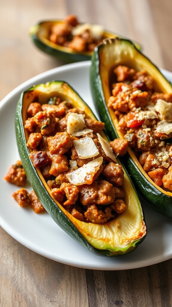 historical italian zucchini boats