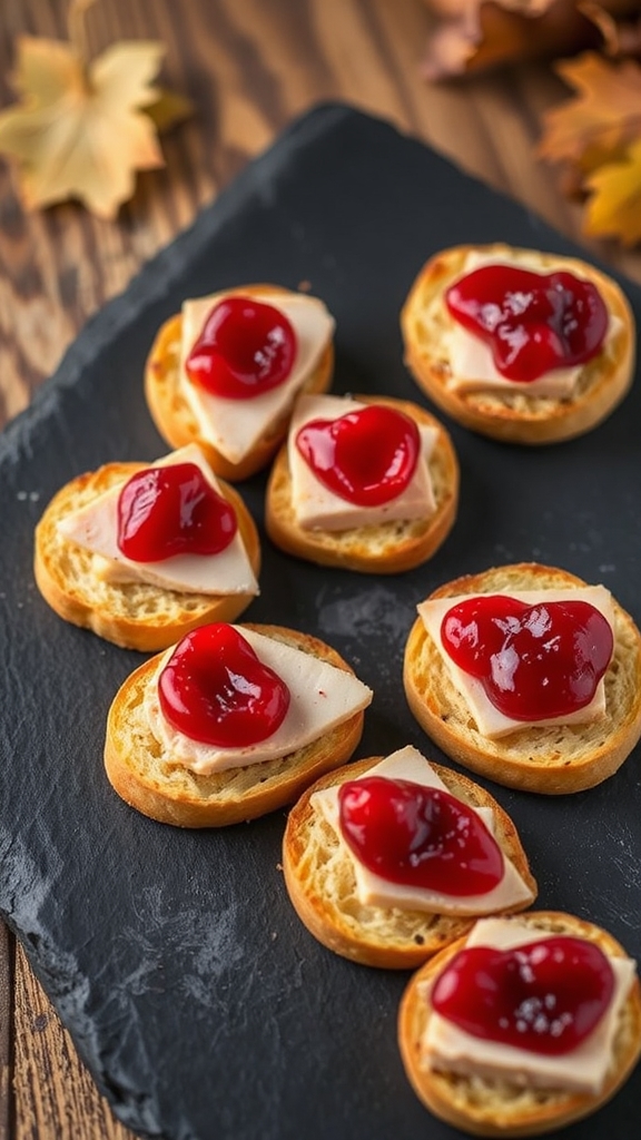 holiday cranberry cheese bites