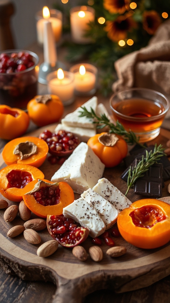 holiday persimmon beverage pairings