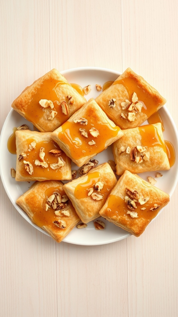 honey almond stuffed msemen
