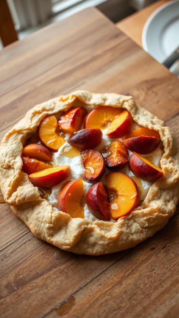 honey drizzle enhances desserts