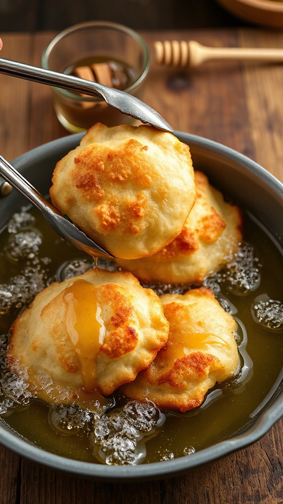 honey drizzled new mexico sopaipilla