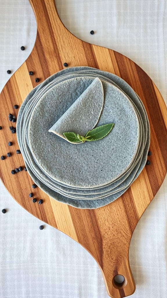 hopi blue corn crepes
