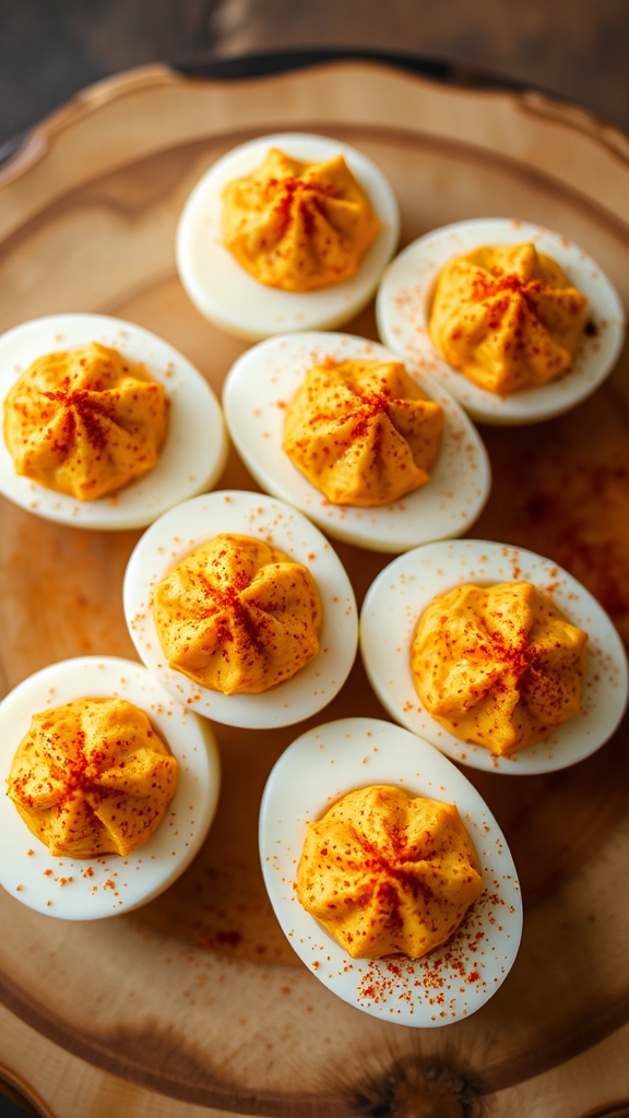 hot chicken deviled eggs