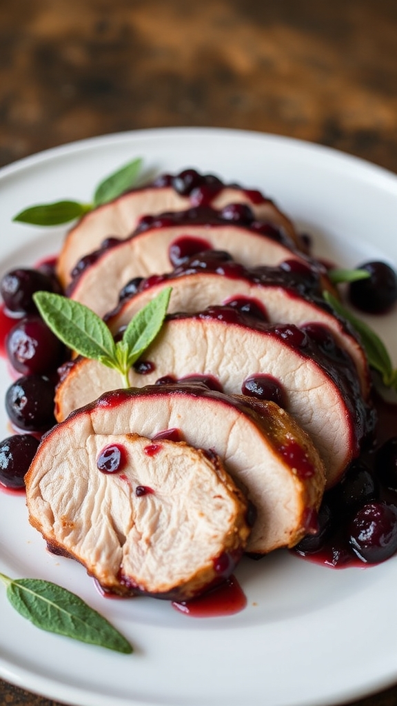 huckleberry pork tips variations