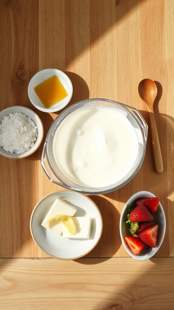 ice cream core ingredients