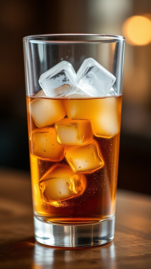 ice filled virginia bourbon preparation