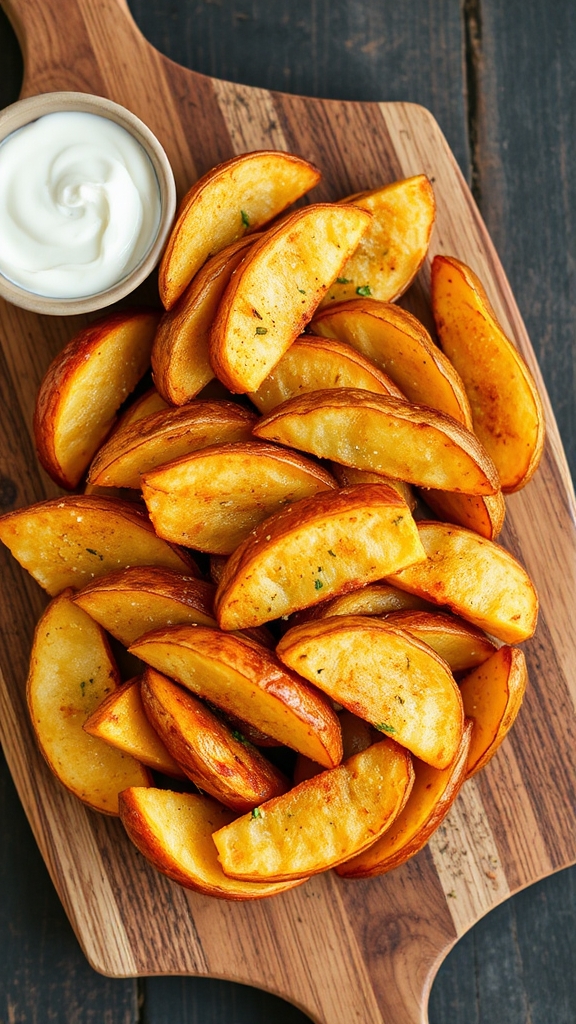 idaho baked potato wedges
