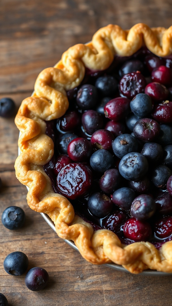 idaho wild huckleberry pie