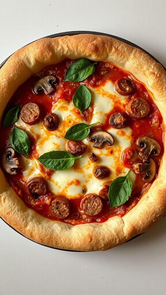 illinois chicago style deep dish pizza
