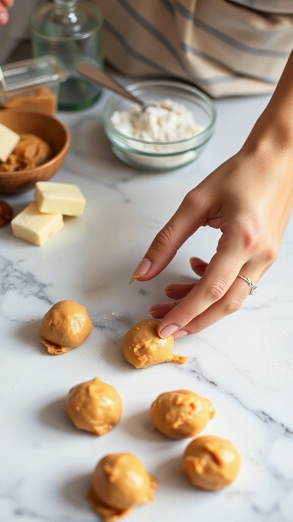 ingredient mixing and dipping