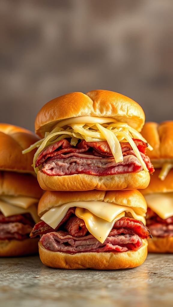 ingredients for reuben sliders