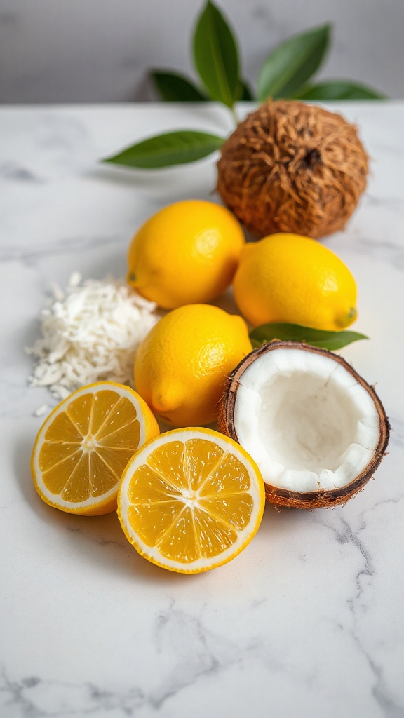 invigorating lemon coconut duo
